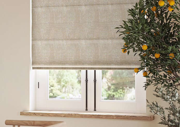 Memphis, Light Tan - Twist&Fit Roman Blind - Image 5